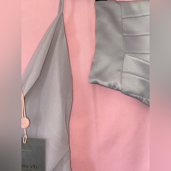 Alexandria w/ Corset House of CB Dress Vienne Lavender Gray Flowy Purple Medium - Picture 7 of 17